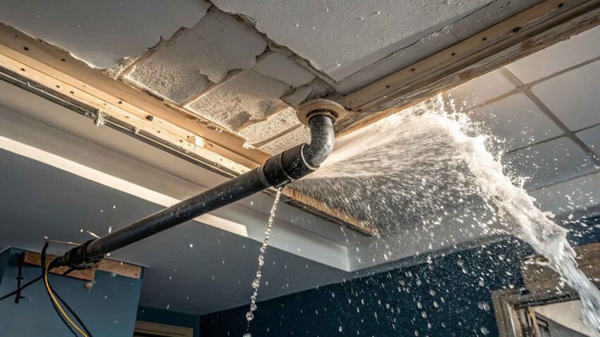 Pipe for emergency water removal in Oak Park, MI